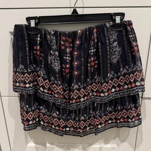 Joie Black and Gold Skirt